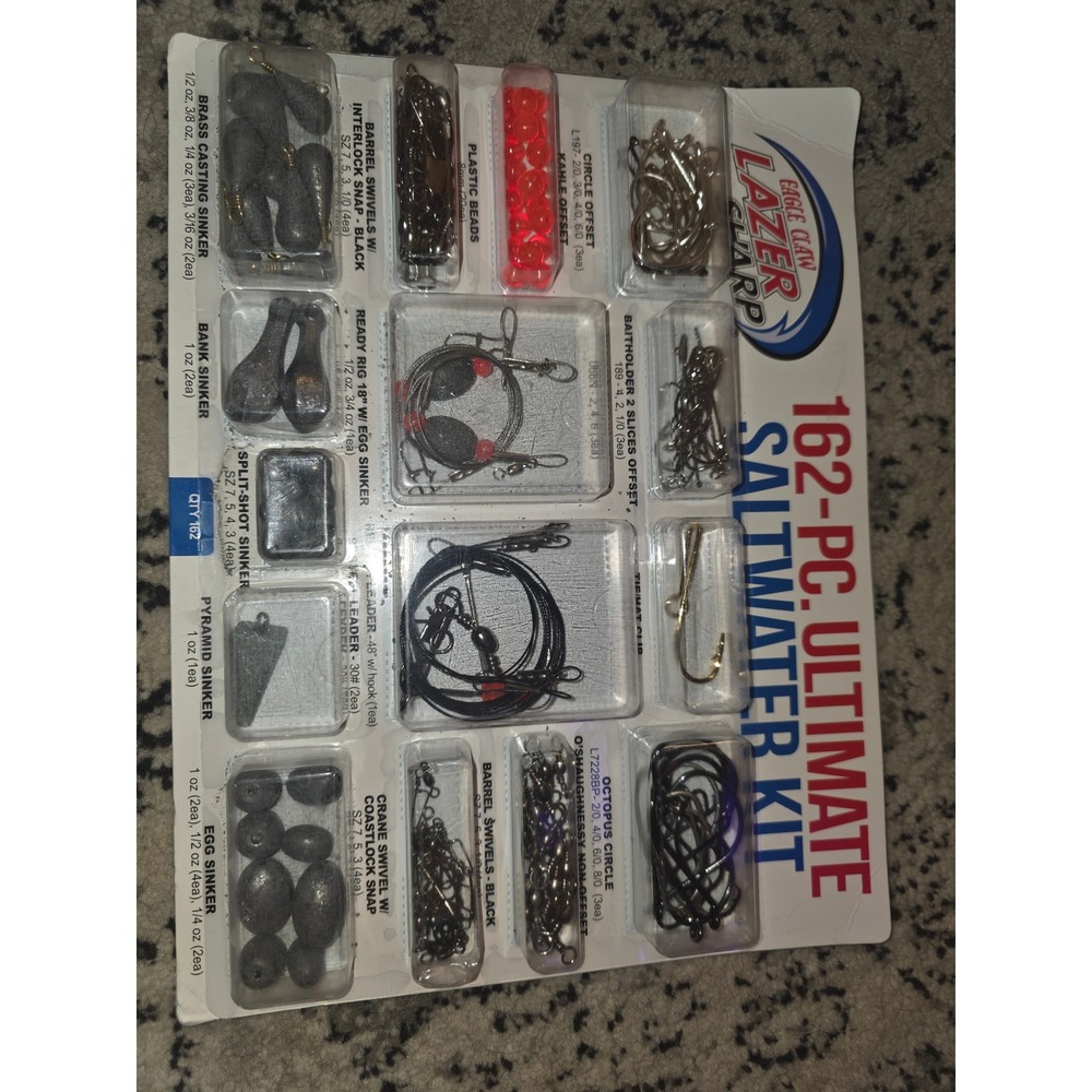 162 piece Ultimate Saltwater kit New